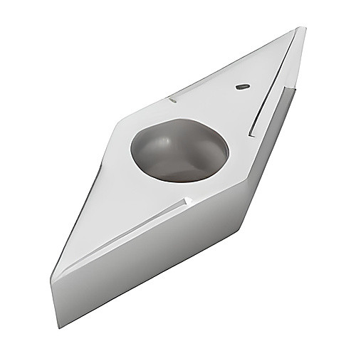 VBGT 160404 M3 HX, 0.4 mm Corner Radius, 4.76 mm Thick, 9.52 mm Inscribed Circle, Uncoated, Turning Indexable Insert