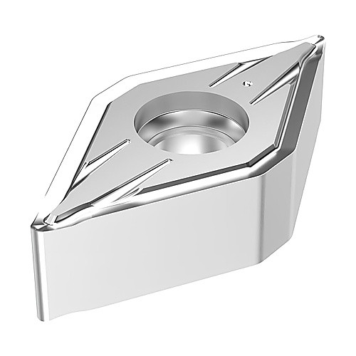 DNMU 331 FF2 TP3501, 0.4 mm Corner Radius, 4.76 mm Thick, 9.525 mm Inscribed Circle, Turning Indexable Insert