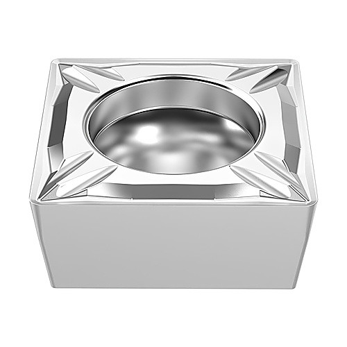 SCMT 32.52 MF2 TP3501, 0.8 mm Corner Radius, 3.97 mm Thick, 9.525 mm Inscribed Circle, Turning Indexable Insert