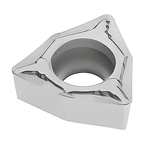 WCMT 32.52 F1 TP3501, 0.8 mm Corner Radius, 3.97 mm Thick, 9.525 mm Inscribed Circle, Turning Indexable Insert