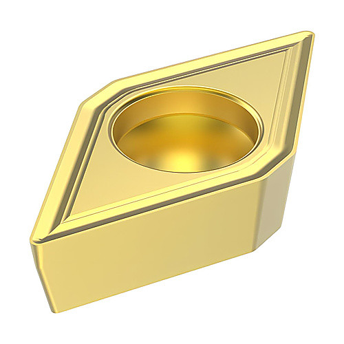 DCMT 32.51 F2 TP40, 1/64″ Corner Radius, 5/32″ Thick, 3/8″ Inscribed Circle, Turning Indexable Insert