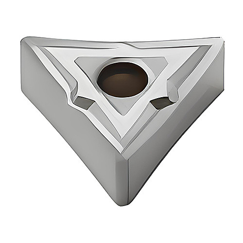 TNMP 332 MF1 890, 0.031″ Corner Radius, 0.187″ Thick, 3/8″ Inscribed Circle, Uncoated, 60° Triangle, Turning Indexable Insert