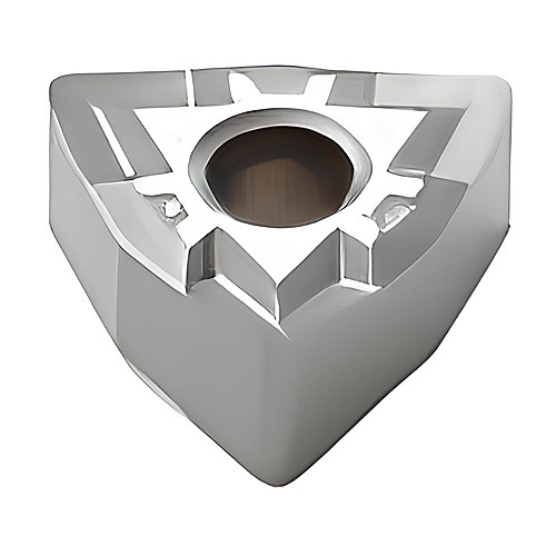 WNMP 332 MF1 890, 0.031″ Corner Radius, 0.187″ Thick, 3/8″ Inscribed Circle, Uncoated, Turning Indexable Insert