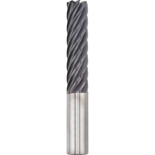 ‎SGS 3/4″ Dia, 2-1/4″ LOC, 3/4″ Shank Dia, 0.1200″ Radius, 7 Flute, Coolant-Through, 37 Degree Helix, Ti-NAMITE-A (AlTiN) Coated, Series 77CR, H-Carb, Corner Radius End Mill - 77440