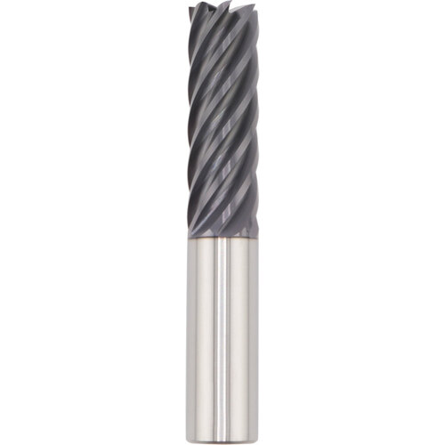 ‎SGS 12.00mm Dia, 48.00mm LOC, 12.00mm Shank Dia, 7 Flute, Coolant-Through, 37 Degree Helix, Ti-NAMITE-A (AlTiN) Coated, Series 77M, H-Carb, Square End End Mill - 74712
