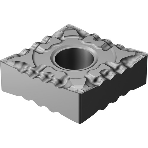 CNMG 431 PF 5015, 0.016″ Corner Radius, 0.187″ Thick, 1/2″ Inscribed Circle, Uncoated, 80° Diamond, Turning Indexable Insert