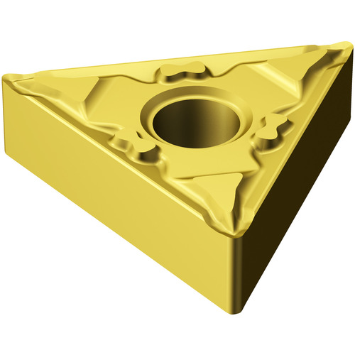 TNMG 331 MF 2025, 0.016″ Corner Radius, 0.187″ Thick, 3/8″ Inscribed Circle, TiCN|Al2O3|TiN, Triangle, Turning Indexable Insert