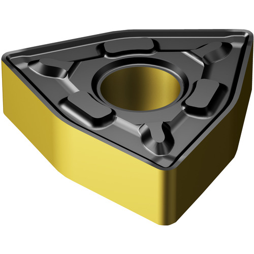 WNMG 432 PR 4305, 0.032″ Corner Radius, 0.187″ Thick, 1/2″ Inscribed Circle, TiCN|Al2O3|TiN, Trigon, Turning Indexable Insert