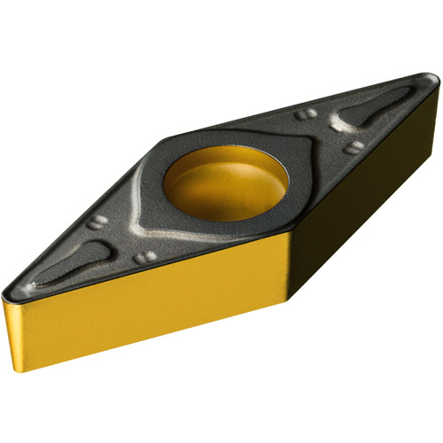 VBMT 332 PR 4335, 0.032″ Corner Radius, 0.187″ Thick, 3/8″ Inscribed Circle, TiCN|Al2O3|TiN, Diamond, Turning Indexable Insert