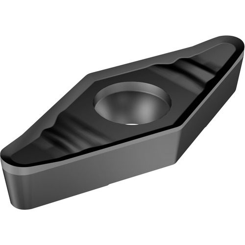 VCGX 331 AL 1105, 0.016″ Corner Radius, 0.187″ Thick, 3/8″ Inscribed Circle, TiAlN, 35° Diamond, Turning Indexable Insert