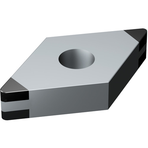 DNGA 432 AWH 7025, 0.032″ Corner Radius, 0.187″ Thick, 1/2″ Inscribed Circle, Uncoated, 55° Diamond, Turning Indexable Insert