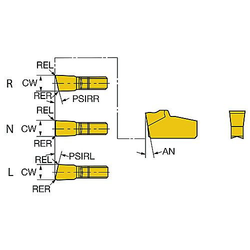 ‎N151.2-250-7E 235 Q-CUT INSERT
