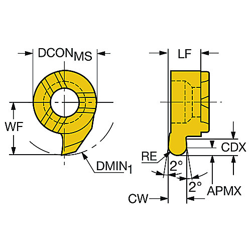 ‎MB-09R300-15-14R 1025 Corocut MB Insert