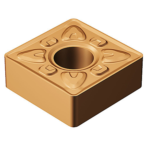 SNMG 433 XMR GC15, 0.047″ Corner Radius, 0.187″ Thick, 1/2″ Inscribed Circle, TiAlN, Square, Turning Indexable Insert