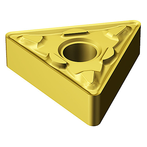 TNMG 433 MM 2025, 0.047″ Corner Radius, 0.187″ Thick, 1/2″ Inscribed Circle, TiCN|Al2O3|TiN, Triangle, Turning Indexable Insert