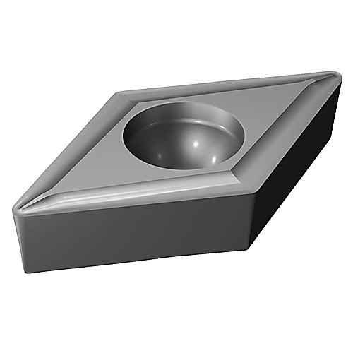 DCMT 3251 UF 5015, 0.016″ Corner Radius, 0.156″ Thick, 3/8″ Inscribed Circle, Uncoated, Turning Indexable Insert