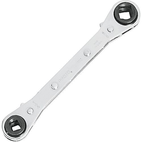 Proto Refrigeration Wrench 1/4″ × 3/8″ Square & 3/16″ × 5/16″ Square