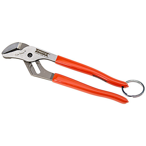 Proto Tether-Ready XL Series Groove Joint Pliers w/ Grip - 10″