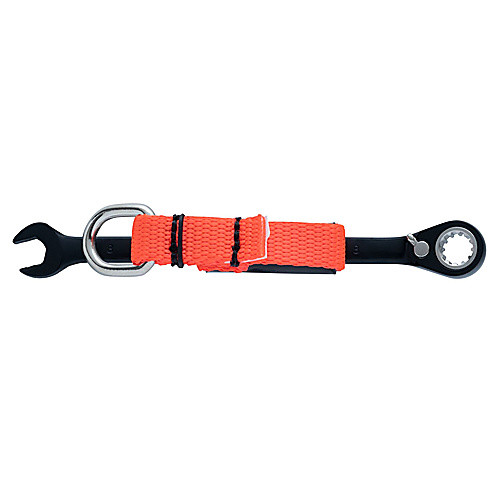 Proto Tether-Ready Black Chrome Combination Reversible Ratcheting Wrench 8 mm - Spline
