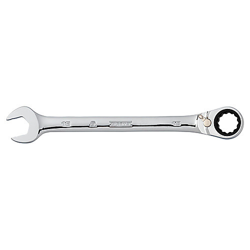 ‎Proto Full Polish Combination Reversible Ratcheting Wrench 18 mm - 12 Point