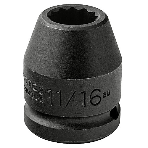 ‎Proto 3/4″ Drive Impact Socket 11/16″ - 12 Point