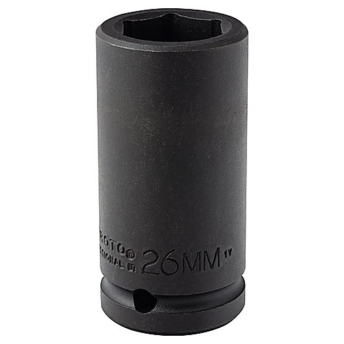 ‎Proto 3/4″ Drive Deep Impact Socket 26 mm - 6 Point