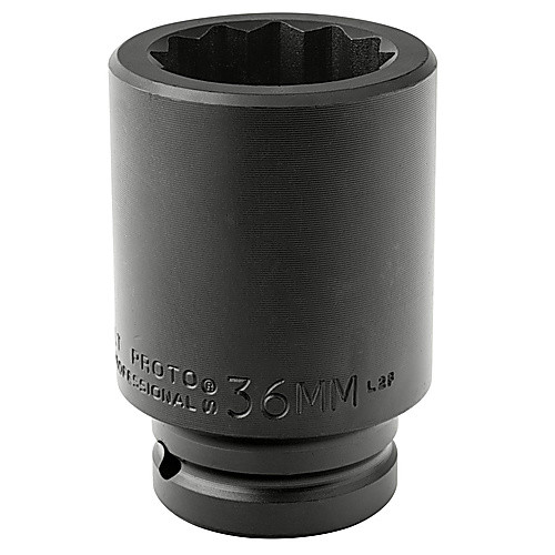 ‎Proto 3/4″ Drive Deep Impact Socket 36 mm - 12 Point