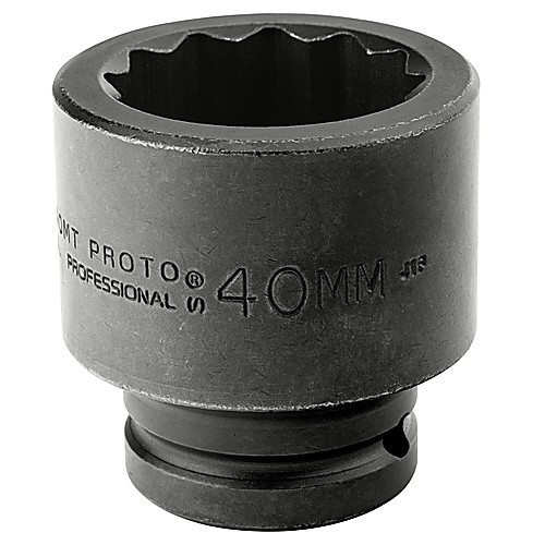 ‎Proto 3/4″ Drive Impact Socket 40 mm - 12 Point