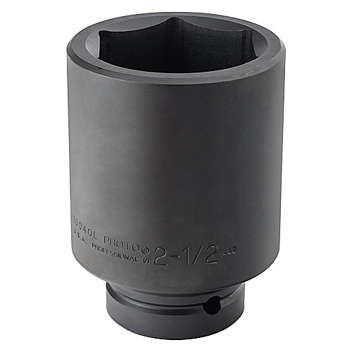 ‎Proto 1″ Drive Deep Impact Socket 2-1/2″ - 6 Point