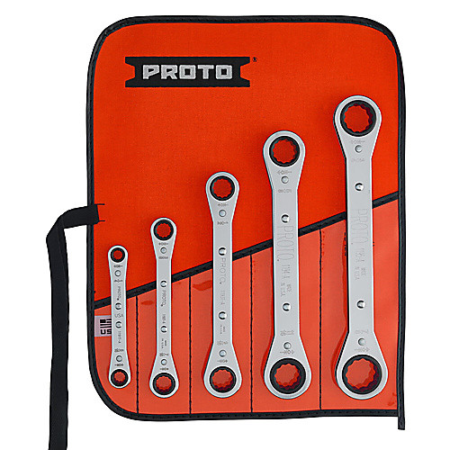 ‎Proto 5 Piece Ratcheting Box Wrench Set - 12 Point