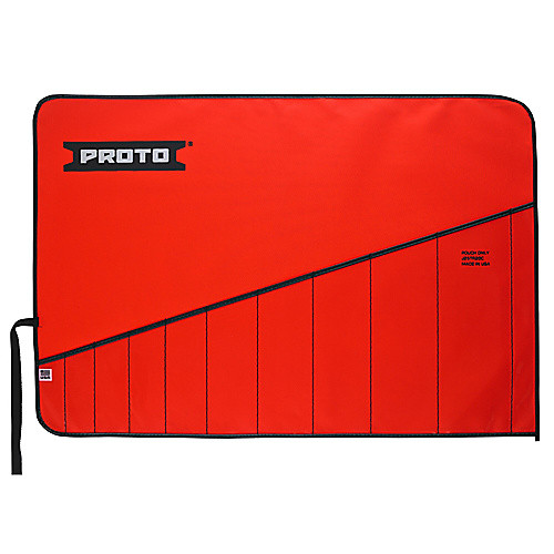 Proto Red Canvas 10-Pocket Tool Roll