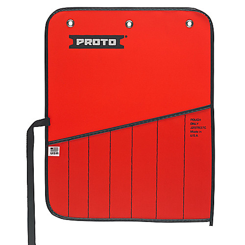 Proto Red Canvas 7-Pocket Tool Roll