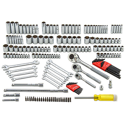 ‎Proto 1/4″, 3/8″, 1/2″ Drive 184 Piece Socket Set- 6 & 12 - Tools Only