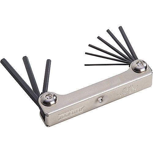 Proto 9 Piece Folding Hex Key Set