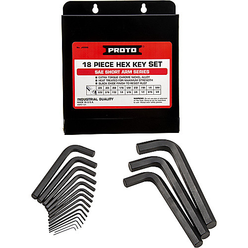 Proto 18 Piece Hex Key Set