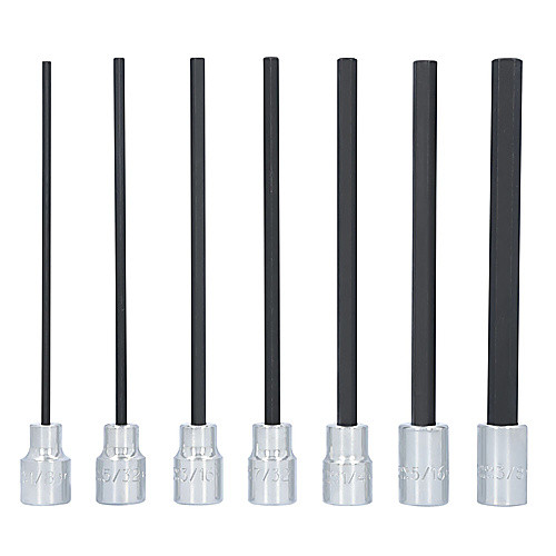 Proto 3/8″ Drive 7 Piece Extra Long Hex Bit Set