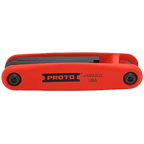 Proto 9 Piece Folding Hex Key Set