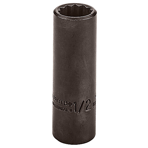 ‎Proto 3/8″ Drive Deep Black Oxide Socket 1/2″ - 12 Point
