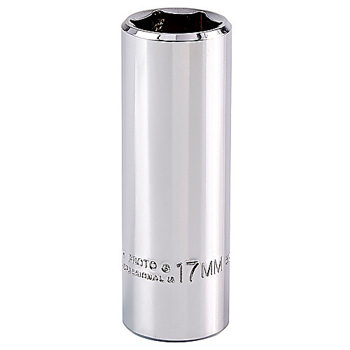 ‎Proto 3/8″ Drive Deep Socket 17 mm - 6 Point