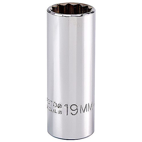 ‎Proto 3/8″ Drive Deep Socket 19 mm - 12 Point