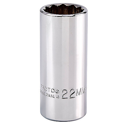 ‎Proto 3/8″ Drive Deep Socket 22 mm - 12 Point