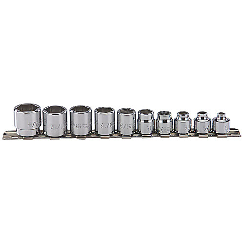 ‎Proto 3/8″ Drive 10 Piece Super Short Socket Set - 6 Point