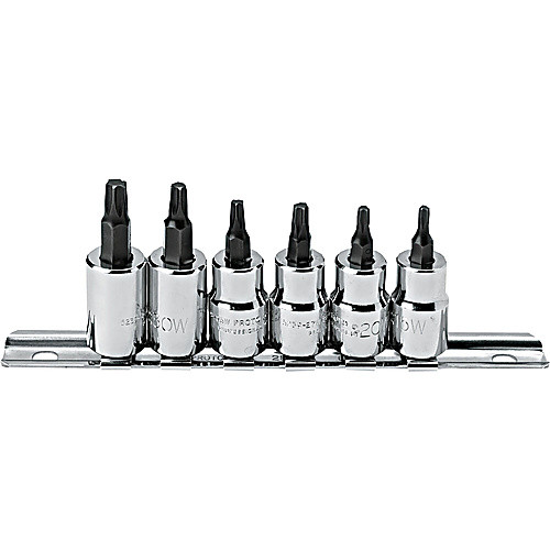 Proto 3/8″ Drive 6 Piece Torx Bit Socket Set