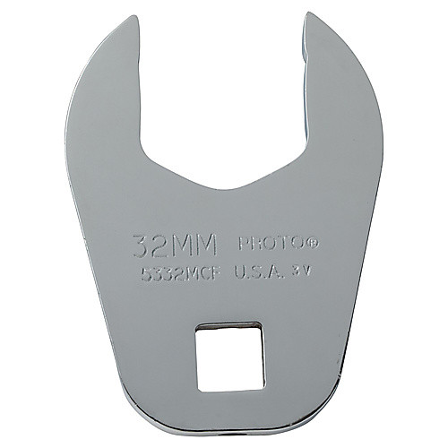 Proto 1/2″ Drive Full Polish Metric Crowfoot Wrench 32 mm