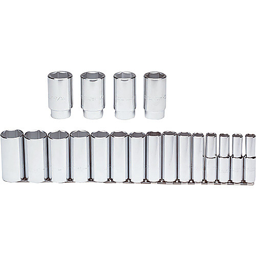 ‎Proto 1/2″ Drive 19 Piece Deep Socket Set - 6 Point