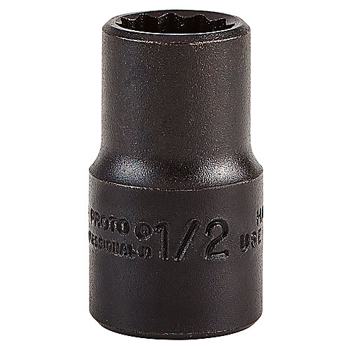‎Proto 1/2″ Drive Black Oxide Socket 1/2″ - 12 Point
