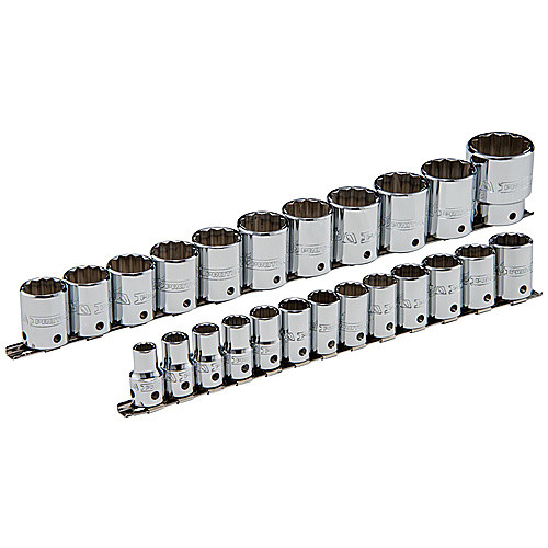 ‎Proto Tether-Ready 1/2″ Drive 24 Piece Metric Socket Set - 12 Point