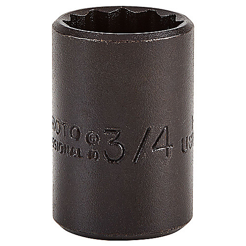 ‎Proto 1/2″ Drive Black Oxide Socket 3/4″ - 12 Point