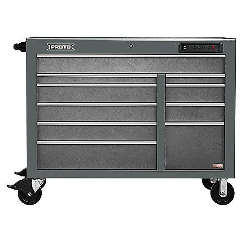 ‎Proto 550E 50″ Front Facing Power Workstation w/ USB - 10 Drawer, Dual Gray