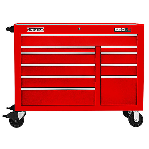 ‎Proto 550S 50″ Workstation - 10 Drawer, Gloss Red